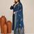 Blue art silk festive kurta set