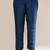 Blue art silk festive kurta set
