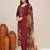 Maroon chanderi festive wear kurta set