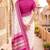 White & pink color pure soft silk blend zari weaving saree