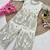 Kids white fendy silk embroidery sequence work kurta palazzo set