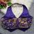 Purple heavy position work partywear blouse