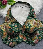 Green heavy position work partywear blouse