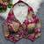 Wine heavy position work partywear blouse