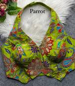 Green heavy position work partywear blouse