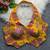 Yellow heavy position work partywear blouse