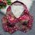 Maroon heavy position work partywear blouse