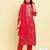 Bandhani Printed Regular Chanderi Silk Kurta with Trousers & Dupatta