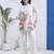 Yufta white mal cotton co ord set