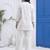 Yufta white mal cotton co ord set