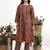 Yufta pink cotton aline style co-ord set