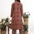 Yufta pink cotton aline style co-ord set