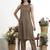 mustard cotton aline style co-ord set