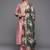 Floral Yoke Design Sequinned Dupion Silk Straight Kurta with Trouser & Dupatta