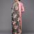 Floral Yoke Design Sequinned Dupion Silk Straight Kurta with Trouser & Dupatta