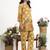 Yufta mustard polka dot printed cotton co-ord set