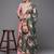 Floral Yoke Design Sequinned Dupion Silk Straight Kurta with Trouser & Dupatta