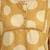 Yufta mustard polka dot printed cotton co-ord set