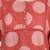 maroon polka dot printed cotton co-ord set