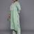 Plus Size Ethnic Motifs Embroidered Thread Work Kurta with Trousers & Dupatta