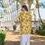 Yufta yellow floral print this tunic salwar co-ord set