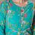 teal floral print this tunic salwar co-ord set