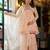 Alia Cut Floral Print Mirror Embroidered Lace Detailed Alia Kurta With Sharara & Dupatta