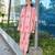 pink zig zag thigh length co-ord set