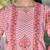 pink zig zag thigh length co-ord set