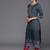 Ethnic Motifs Printed Sequinned Kurta with Trousers & With Dupatta