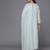 Embroidered Empire Mirror Work Kurta With Trousers & With Dupatta