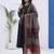 black cotton a line patch work kurta pant dupatta set