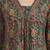 green cotton flared kurta pant dupatta set