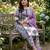 Yufta cotton yellow kurta dupatta set (plus size)