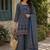 Cotton printed short kurti-palazzo pant-dupatta set