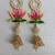 shubh labh lotus patch door hanging embroidered home pooja room festive decor (pack of 2)