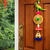 handmade jhumki parrot hanging for decoration festive home hanging decor (pack of 4)