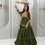 Mahendi Green Color Heavy gamthi work Cotton Navratri Lahenga Choli Set