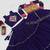 Purple Heavy gamthi work Cotton Navratri Lahenga Choli Set