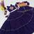 Purple Heavy gamthi work Cotton Navratri Lahenga Choli Set