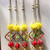 handcrafted parrot marigold hanging gift for home decoration festive home pooja hanging decorations (pack of 4)