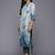 Floral Printed Regular Gotta Patti Kurta With Trousers & Dupatta
