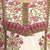 pink and beige cotton floral sequins work kurta dupatta set