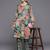 Women Floral Printed Regular Beaded Pure Cotton Kurta with Trousers