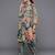 Women Floral Printed Regular Beaded Pure Cotton Kurta with Trousers