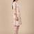 Off White Floral Printed Panelled Pure Cotton Straight Kurta With Trouser