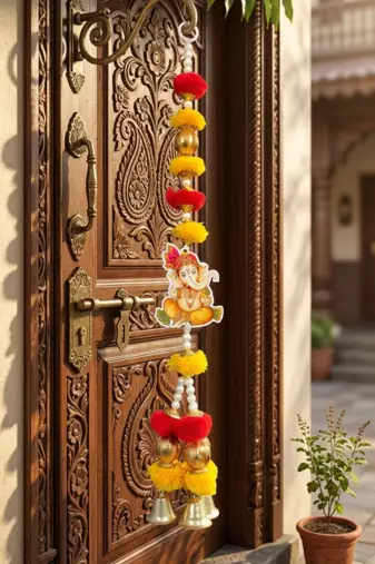 handmade wall hanging gift for home decoration festive home hanging decorations (pack of 4)