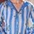Yufta blue floral print a-line design this kurta trouser set
