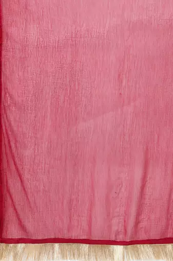 Women Ethnic Motifs Yoke Design Zari Work Velvet Kurta & Trousers With Dupatta