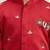 Boys red cotton silk kurta dhoti set
